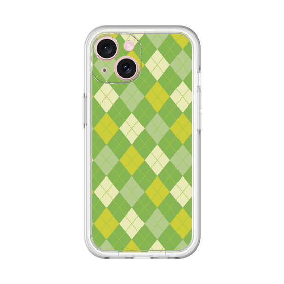 スリムプロテクションプレミアムケース［ Argyle - Green ］