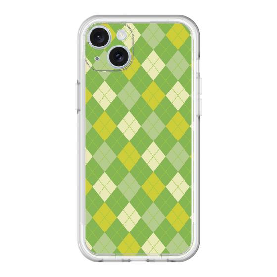 スリムプロテクションプレミアムケース［ Argyle - Green ］