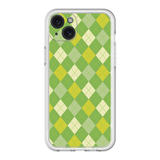 スリムプロテクションプレミアムケース［ Argyle - Green ］
