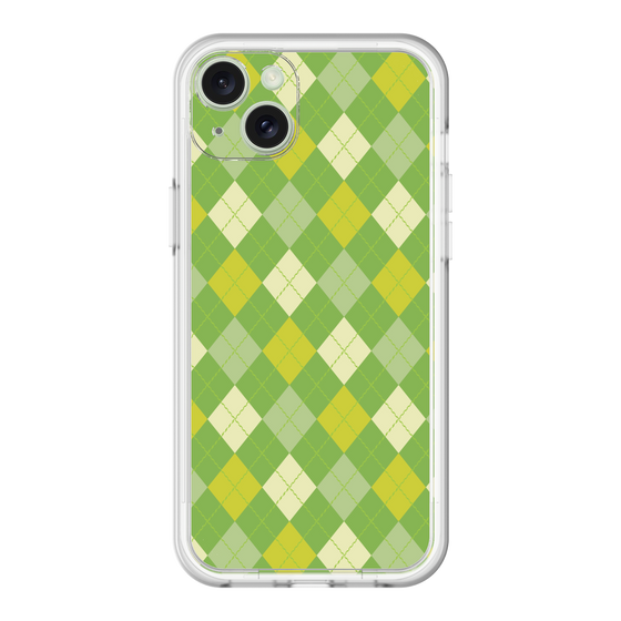 スリムプロテクションプレミアムケース［ Argyle - Green ］