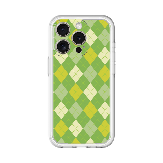 スリムプロテクションプレミアムケース［ Argyle - Green ］