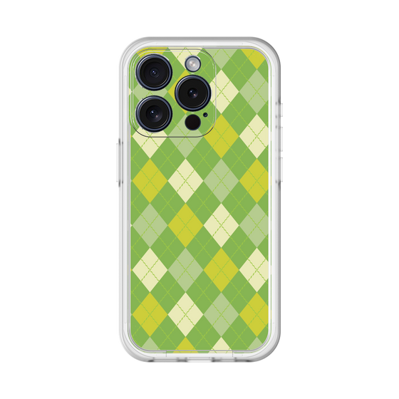 スリムプロテクションプレミアムケース［ Argyle - Green ］