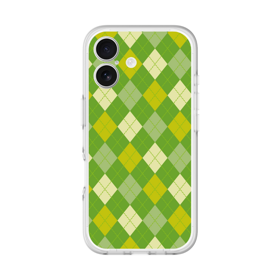 スリムプロテクションプレミアムケース［ Argyle - Green ］