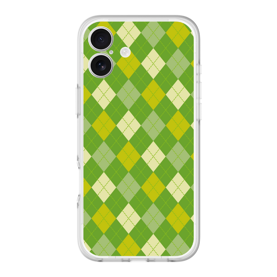 スリムプロテクションプレミアムケース［ Argyle - Green ］