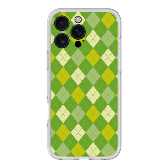 スリムプロテクションプレミアムケース［ Argyle - Green ］