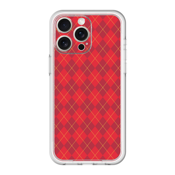 スリムプロテクションプレミアムケース［ Argyle - Red ］