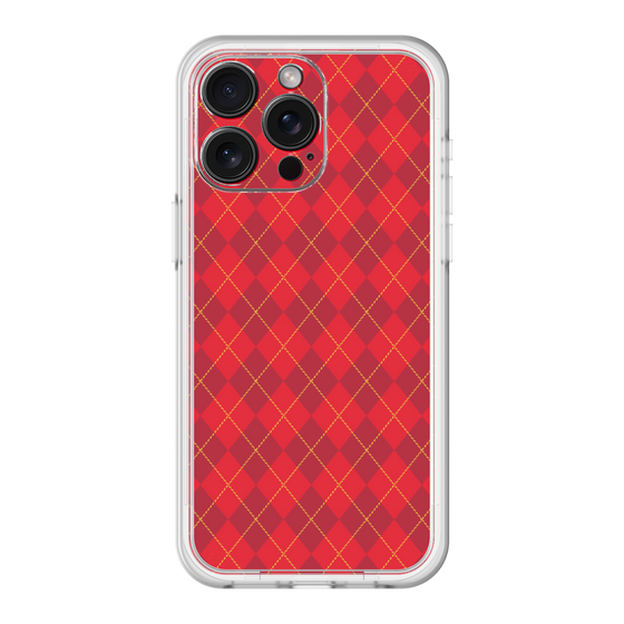 スリムプロテクションプレミアムケース［ Argyle - Red ］