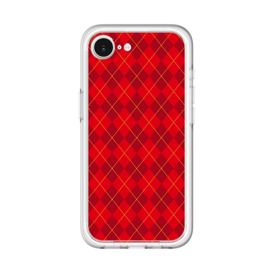 スリムプロテクションプレミアムケース［ Argyle - Red ］