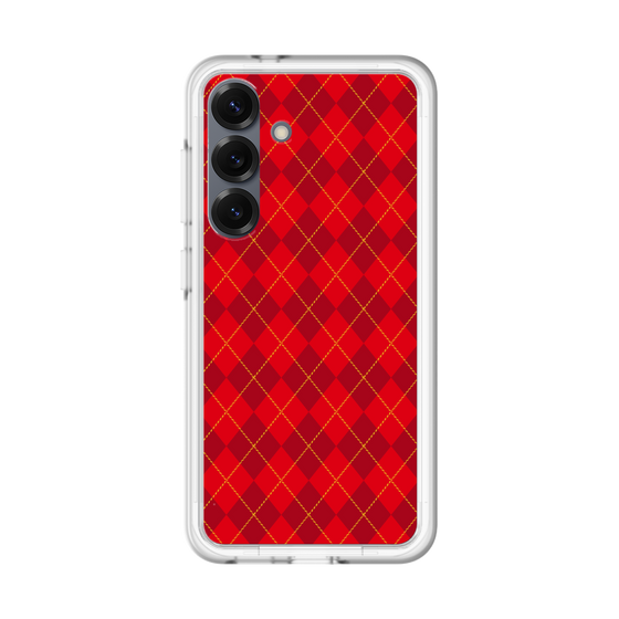 スリムプロテクションプレミアムケース［ Argyle - Red ］