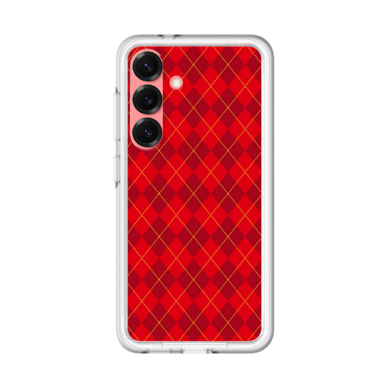 スリムプロテクションプレミアムケース［ Argyle - Red ］