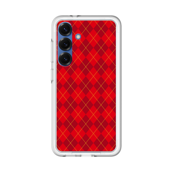 スリムプロテクションプレミアムケース［ Argyle - Red ］