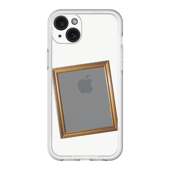 スリムプロテクションプレミアムケース［ Photo Frame - White ］