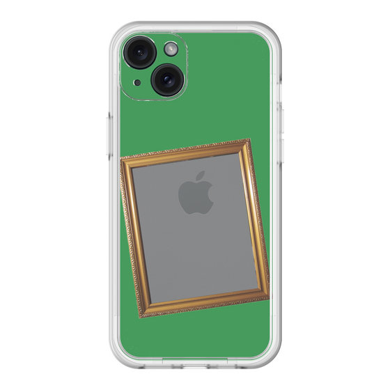 スリムプロテクションプレミアムケース［ Photo Frame - Green ］