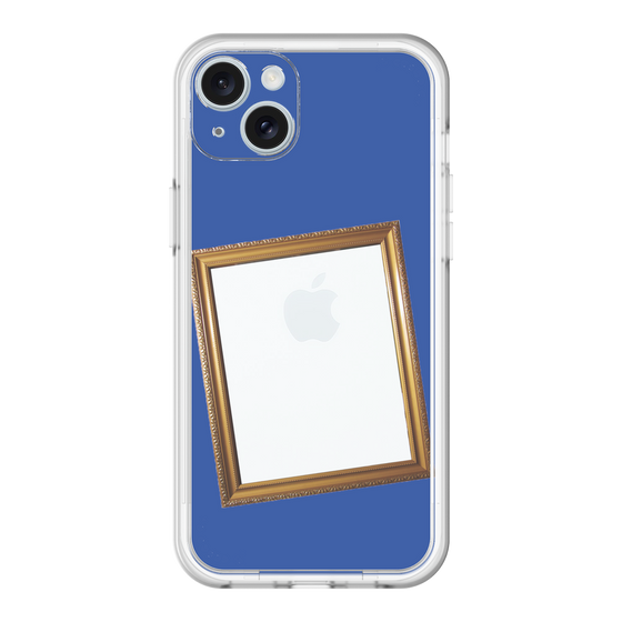 スリムプロテクションプレミアムケース［ Photo Frame - Blue ］