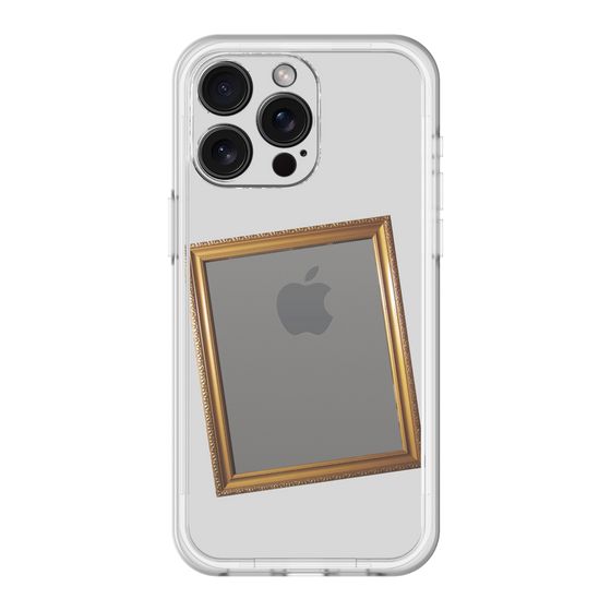 スリムプロテクションプレミアムケース［ Photo Frame - Light Gray ］