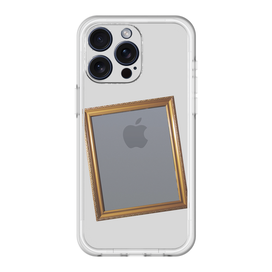 スリムプロテクションプレミアムケース［ Photo Frame - Light Gray ］