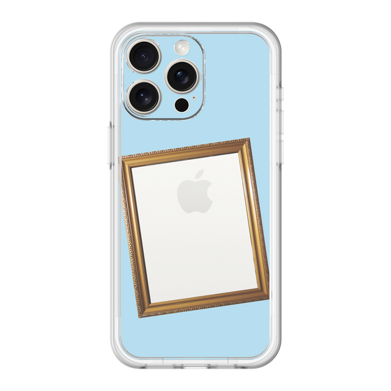 スリムプロテクションプレミアムケース［ Photo Frame - Light Blue ］