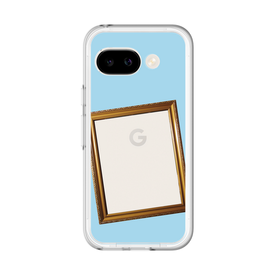 スリムプロテクションプレミアムケース［ Photo Frame - Light Blue ］