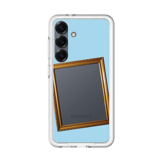 スリムプロテクションプレミアムケース［ Photo Frame - Light Blue ］