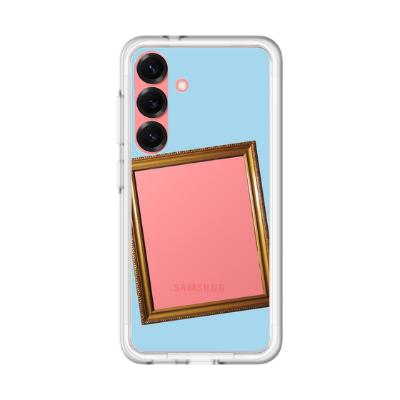 スリムプロテクションプレミアムケース［ Photo Frame - Light Blue ］