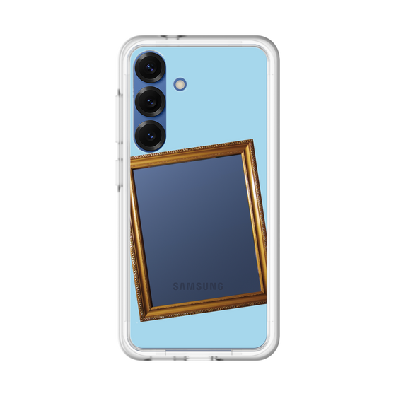 スリムプロテクションプレミアムケース［ Photo Frame - Light Blue ］