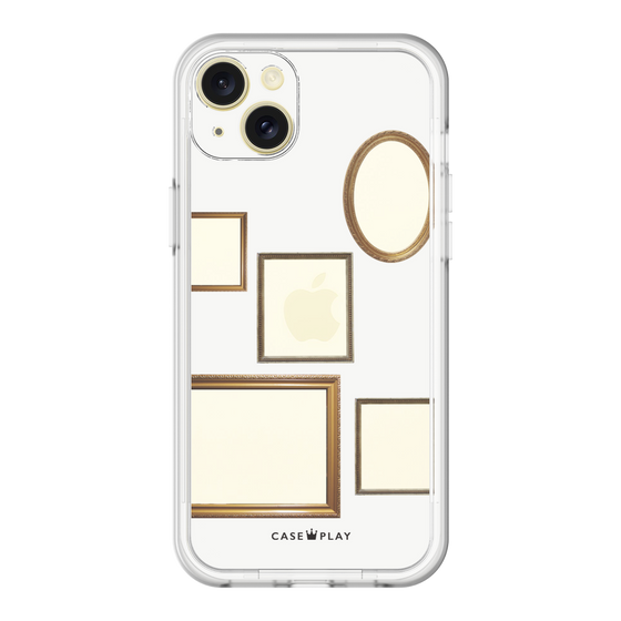 スリムプロテクションプレミアムケース［ Photo Frames - White ］