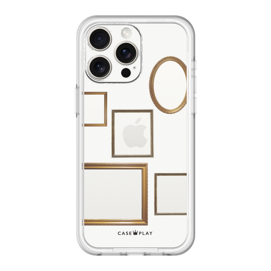 スリムプロテクションプレミアムケース［ Photo Frames - White ］