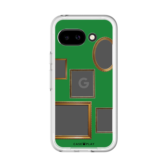 スリムプロテクションプレミアムケース［ Photo Frames - Green ］
