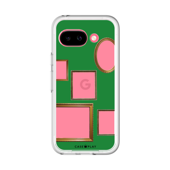 スリムプロテクションプレミアムケース［ Photo Frames - Green ］