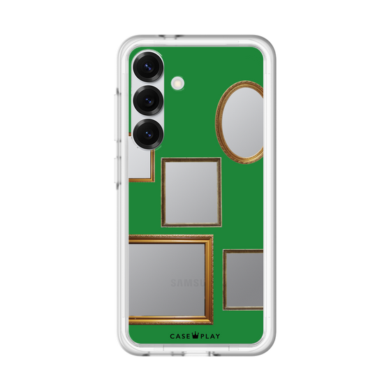 スリムプロテクションプレミアムケース［ Photo Frames - Green ］