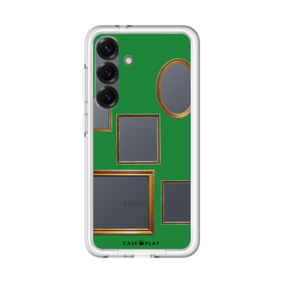スリムプロテクションプレミアムケース［ Photo Frames - Green ］