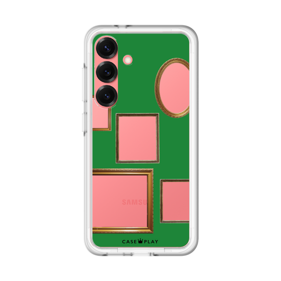 スリムプロテクションプレミアムケース［ Photo Frames - Green ］