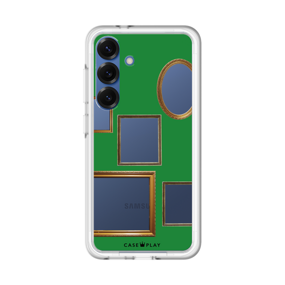 スリムプロテクションプレミアムケース［ Photo Frames - Green ］