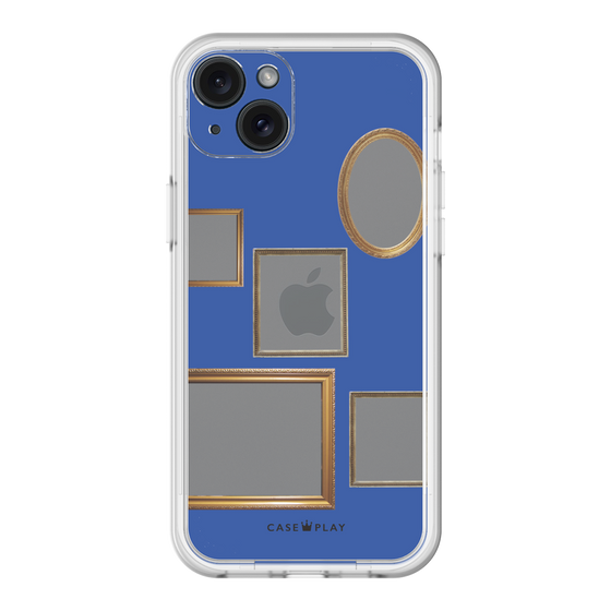 スリムプロテクションプレミアムケース［ Photo Frames - Blue ］