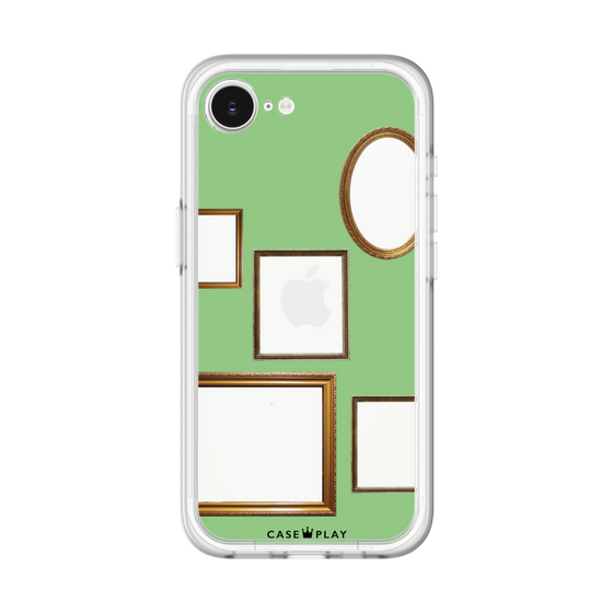スリムプロテクションプレミアムケース［ Photo Frames - Light Green ］