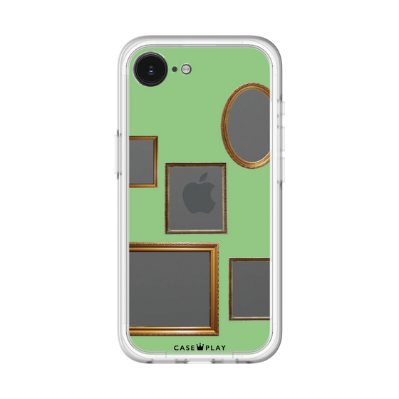 スリムプロテクションプレミアムケース［ Photo Frames - Light Green ］