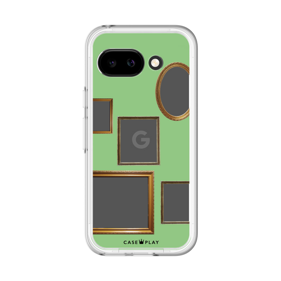 スリムプロテクションプレミアムケース［ Photo Frames - Light Green ］