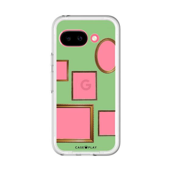 スリムプロテクションプレミアムケース［ Photo Frames - Light Green ］