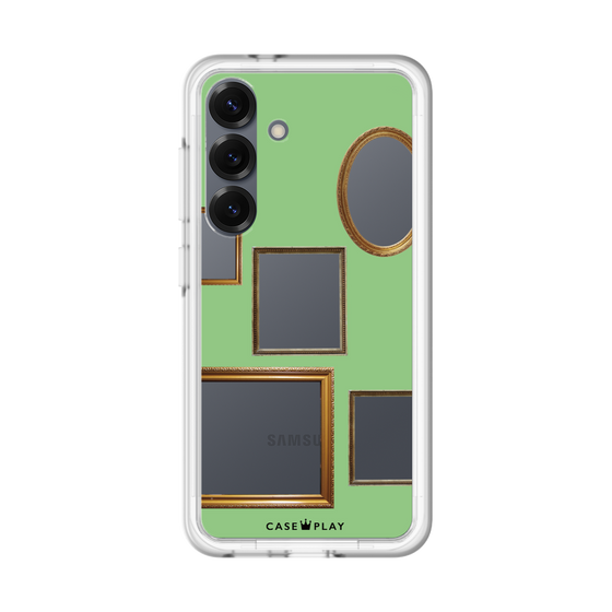 スリムプロテクションプレミアムケース［ Photo Frames - Light Green ］