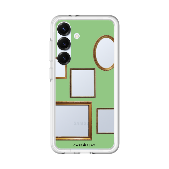 スリムプロテクションプレミアムケース［ Photo Frames - Light Green ］