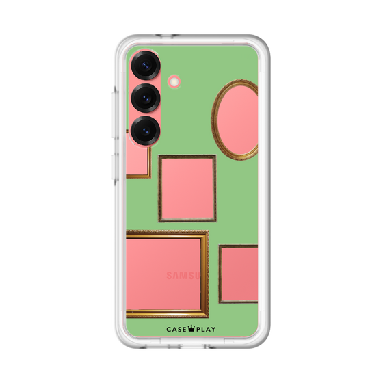 スリムプロテクションプレミアムケース［ Photo Frames - Light Green ］