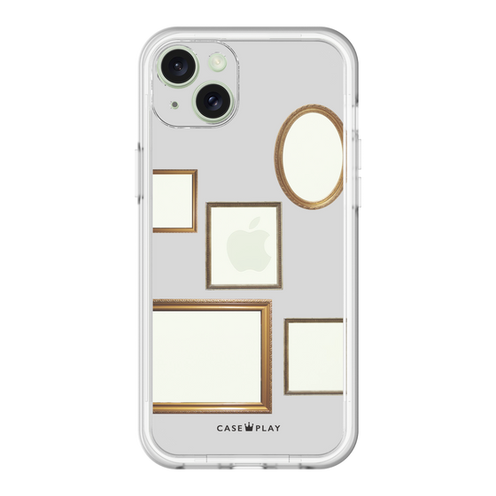 スリムプロテクションプレミアムケース［ Photo Frames - Light Gray ］