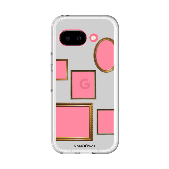 スリムプロテクションプレミアムケース［ Photo Frames - Light Gray ］
