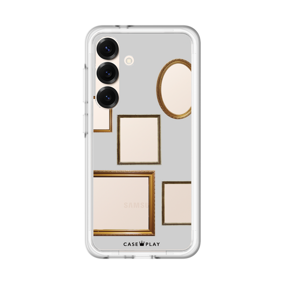 スリムプロテクションプレミアムケース［ Photo Frames - Light Gray ］