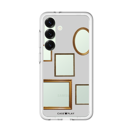 スリムプロテクションプレミアムケース［ Photo Frames - Light Gray ］