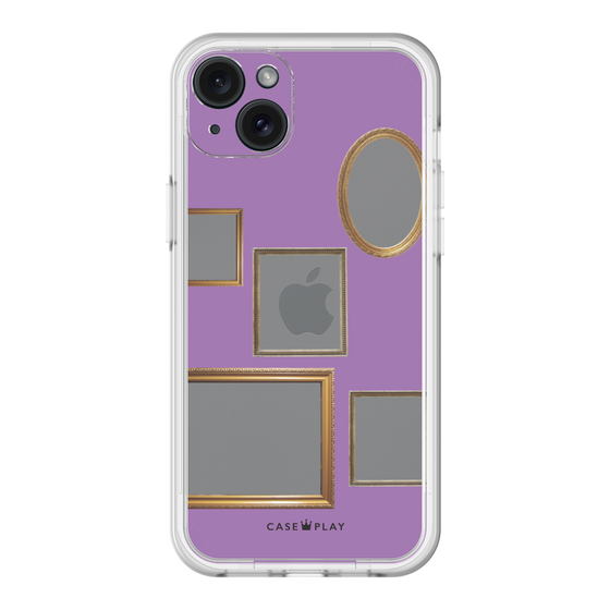 スリムプロテクションプレミアムケース［ Photo Frames - Purple ］