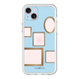 スリムプロテクションプレミアムケース［ Photo Frames - Light Blue ］
