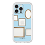 スリムプロテクションプレミアムケース［ Photo Frames - Light Blue ］