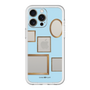 スリムプロテクションプレミアムケース［ Photo Frames - Light Blue ］