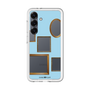 スリムプロテクションプレミアムケース［ Photo Frames - Light Blue ］